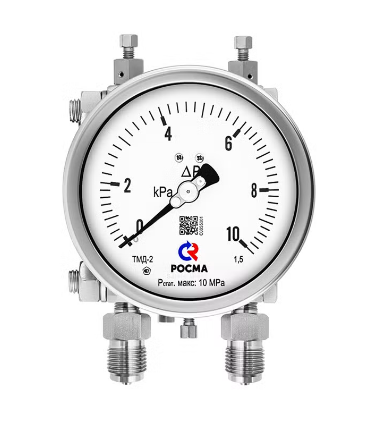 Манометры дифференциальные мембранные с высокой перегрузочной способностью  ТМД-2 серии 21