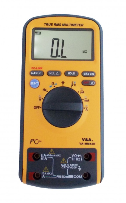 VA-ММ42R Мультиметр цифровой с повышенной защитой