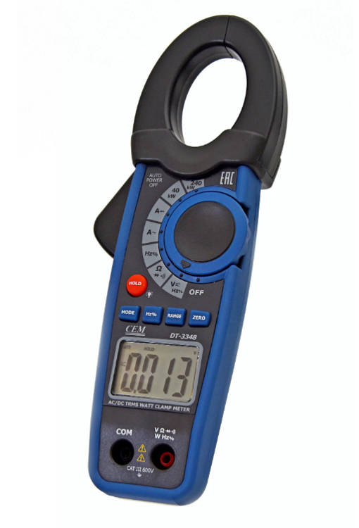 DT-3348 Клещи электроизмерительные, ваттметр